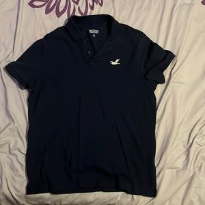 XL Hollister advance stretch polo. Navy blue